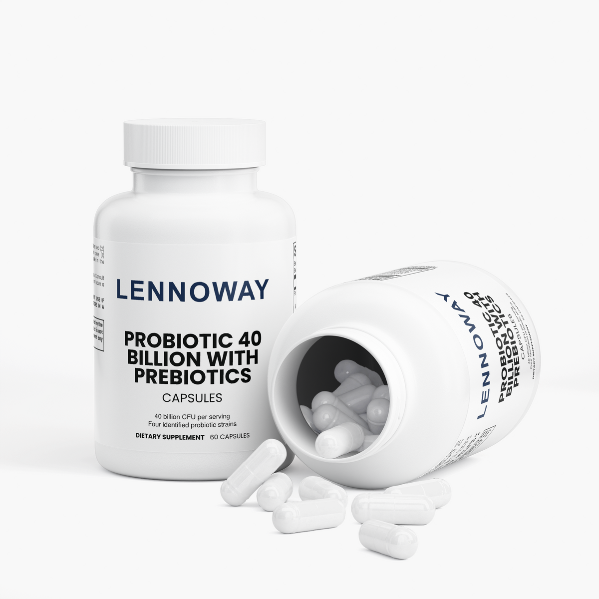 Lennoway Probiotic 40 Billion with Prebiotics