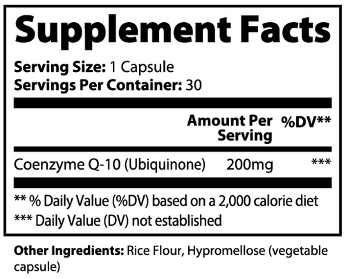 Lennoway CoQ10 Ubiquinone 200 mg